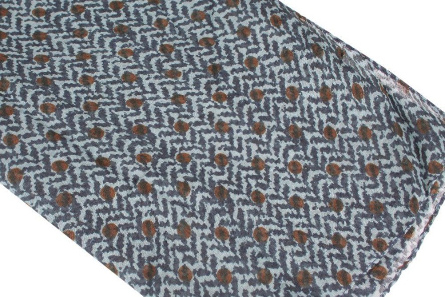 Lekki Szalik Przejściowy - Jodełka Niebieska, Groszki - His Story