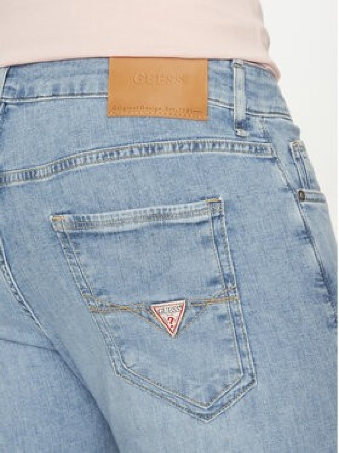 Guess Jeansy M5GAN1 D5MZ3 Niebieski Slim Fit