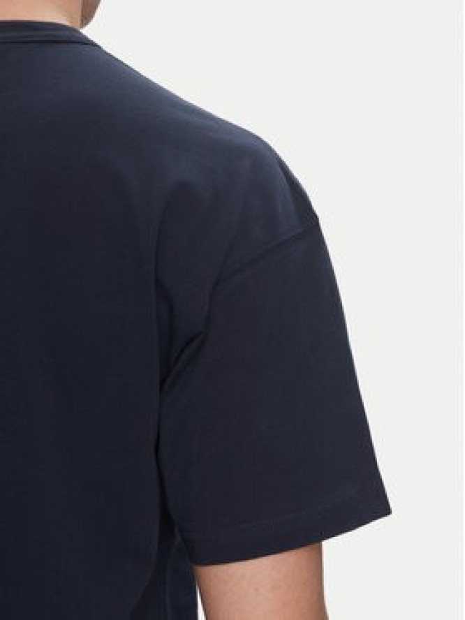 Schott NYC T-Shirt TSTRAVIS Granatowy Regular Fit