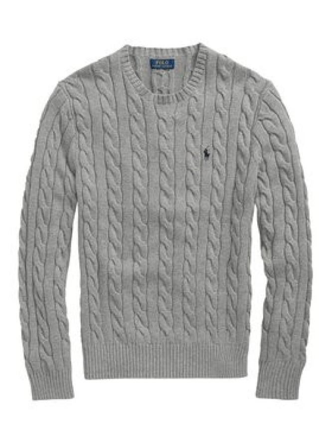 Polo Ralph Lauren Sweter 710775885013 Szary Regular Fit