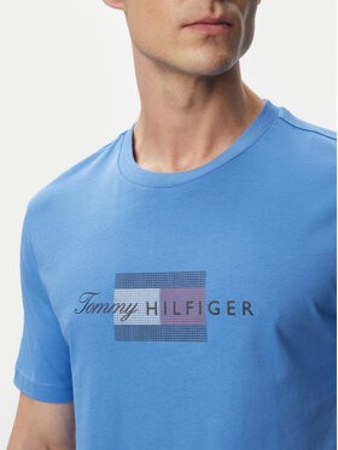 Tommy Hilfiger T-Shirt MW0MW43226 Niebieski Regular Fit
