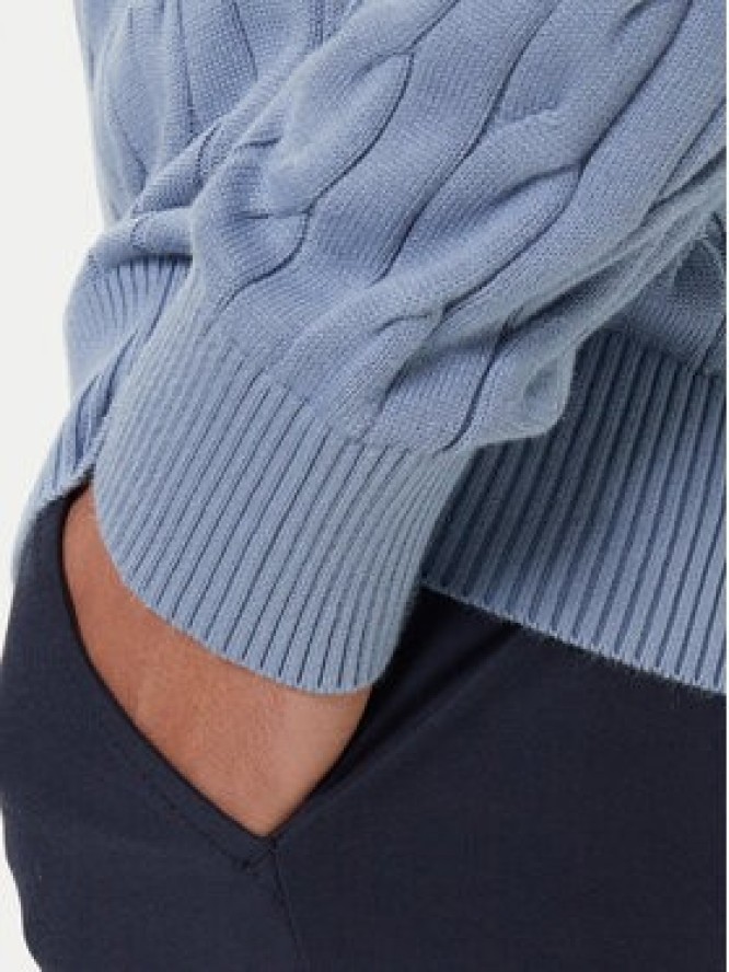 Tommy Hilfiger Sweter MW0MW33132 Błękitny Regular Fit