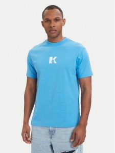 Karl Lagerfeld Jeans T-Shirt A1M17044 Niebieski Regular Fit