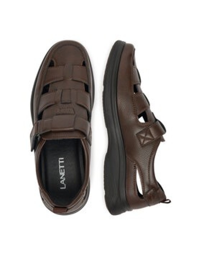 Lanetti Sandały MSS20518-03 Brązowy