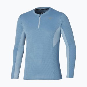 Longsleeve do biegania męski Mizuno Dryaeroflow Half Zip