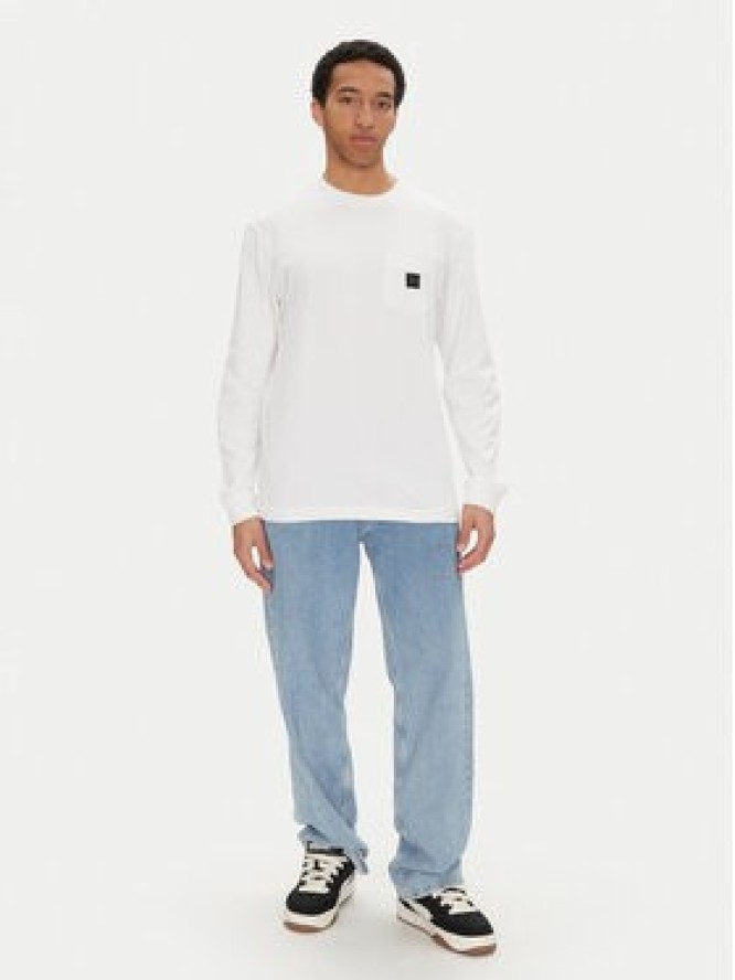 DC Shoes Bluza ADYKT03247 Biały Standard Fit