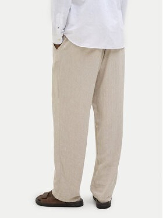 Jack & Jones Chinosy Karl Mykonos 12269371 Beżowy Loose Fit