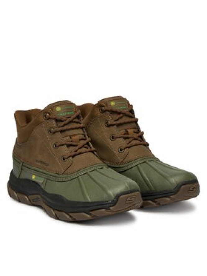 Skechers Trzewiki Respected - Swamper 256026/OLBR Brązowy