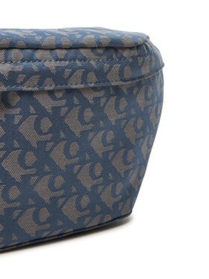 Calvin Klein Jeans Nerka Unstructured Monogram Waistbag LV04G3177G Błękitny
