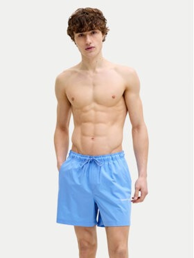 Jack & Jones Szorty kąpielowe Maui Norrebro 12291434 Błękitny Regular Fit