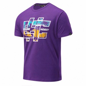 Koszulka EXTREME HOBBY męska bawełniana T-shirt EXTREME HOBBY HASHTAG HEAT