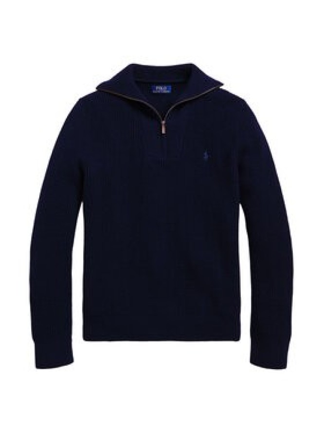 Polo Ralph Lauren Sweter 710941101001 Granatowy Regular Fit