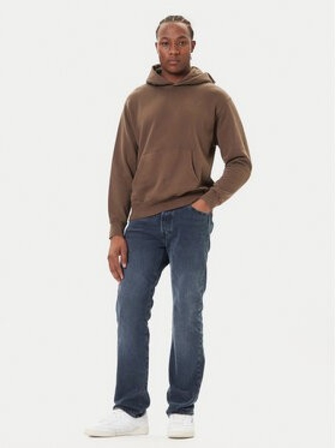 Levi's® Bluza Authentic A8435-0033 Brązowy Relaxed Fit