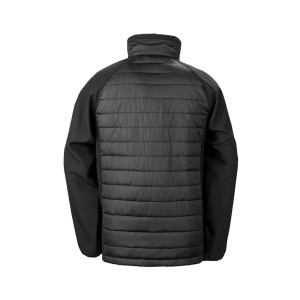 Kurtka softshell z recyklingu Result black compass