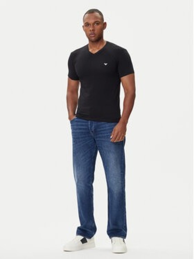 Emporio Armani Underwear T-Shirt EM000380 AF14133 UC001 Czarny Fitted Fit