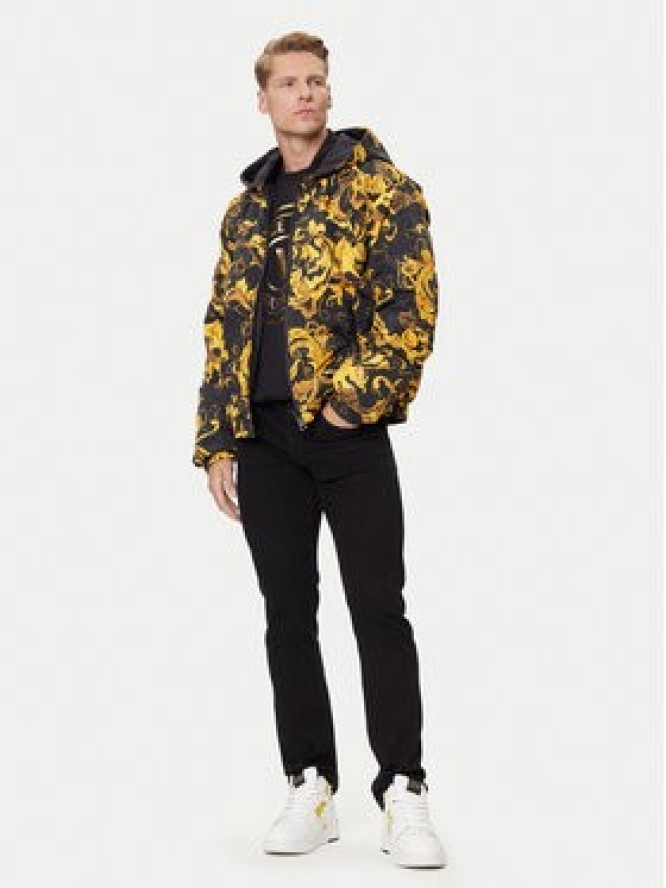 Versace Jeans Couture Kurtka puchowa 79GAUD16 CQSD3 Czarny Regular Fit