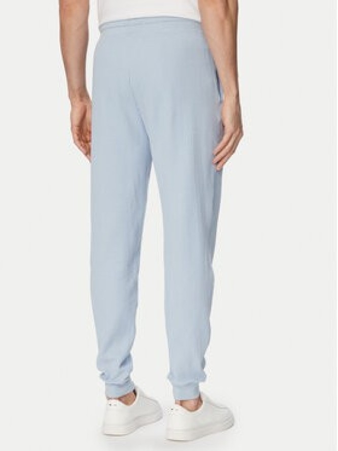 BOSS Spodnie dresowe Structure 50540577 Niebieski jasny Regular Fit