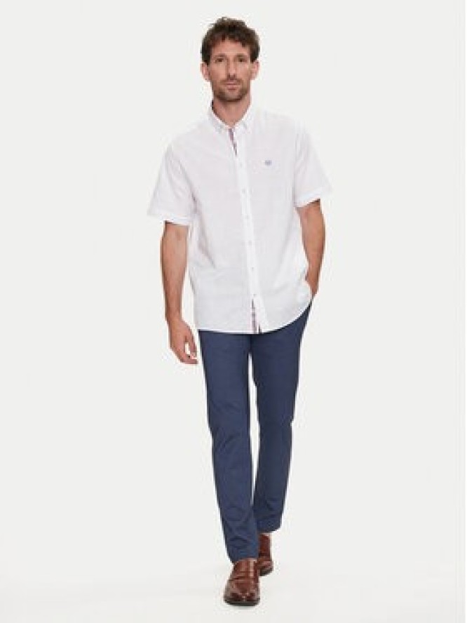 Bugatti Koszula 9450 58334A Biały Modern Fit