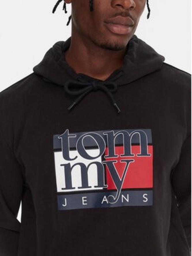 Tommy Jeans Bluza DM0DM22092 Czarny Relaxed Fit