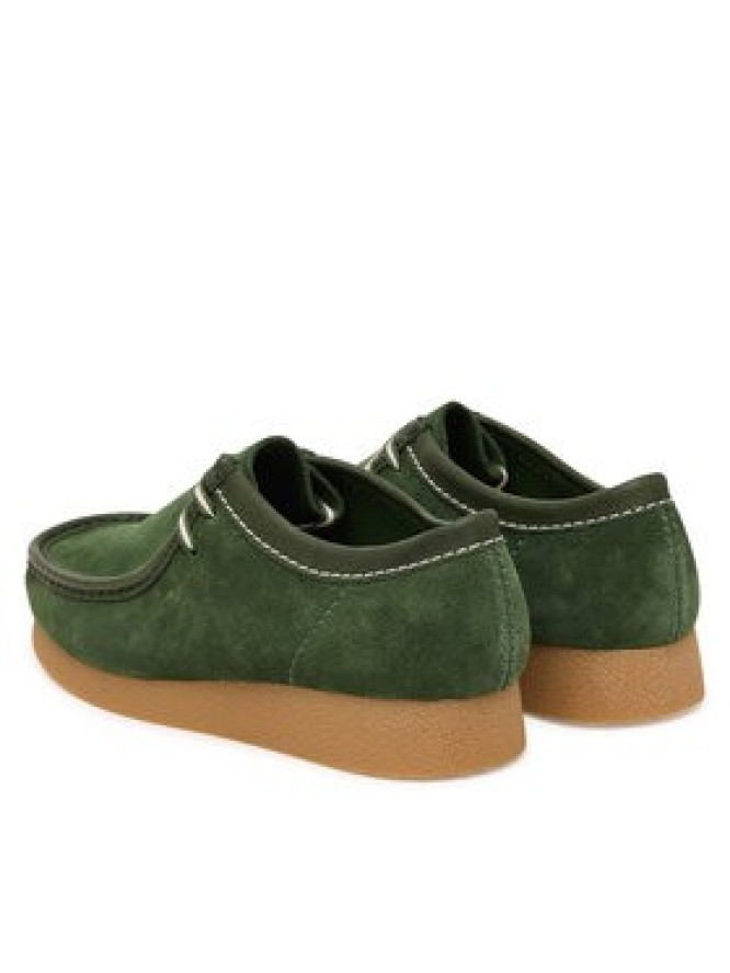 Clarks Półbuty Wallabee EVO 26186170 Zielony