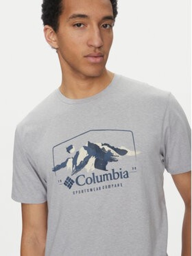 Columbia T-Shirt Path Lake™ II Graphic 1934814 Szary Regular Fit