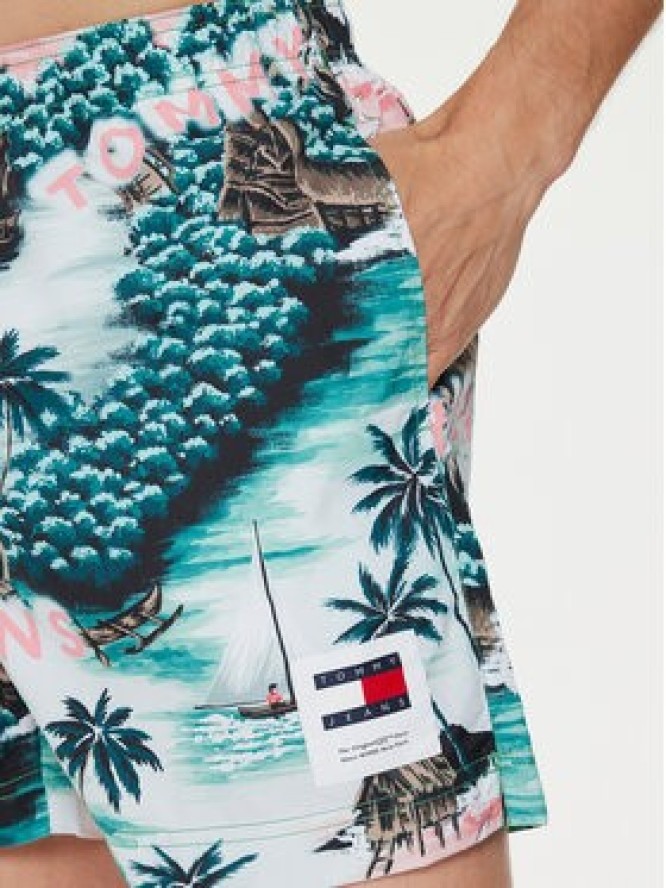 Tommy Hilfiger Szorty kąpielowe UM0UM03150 Kolorowy Regular Fit