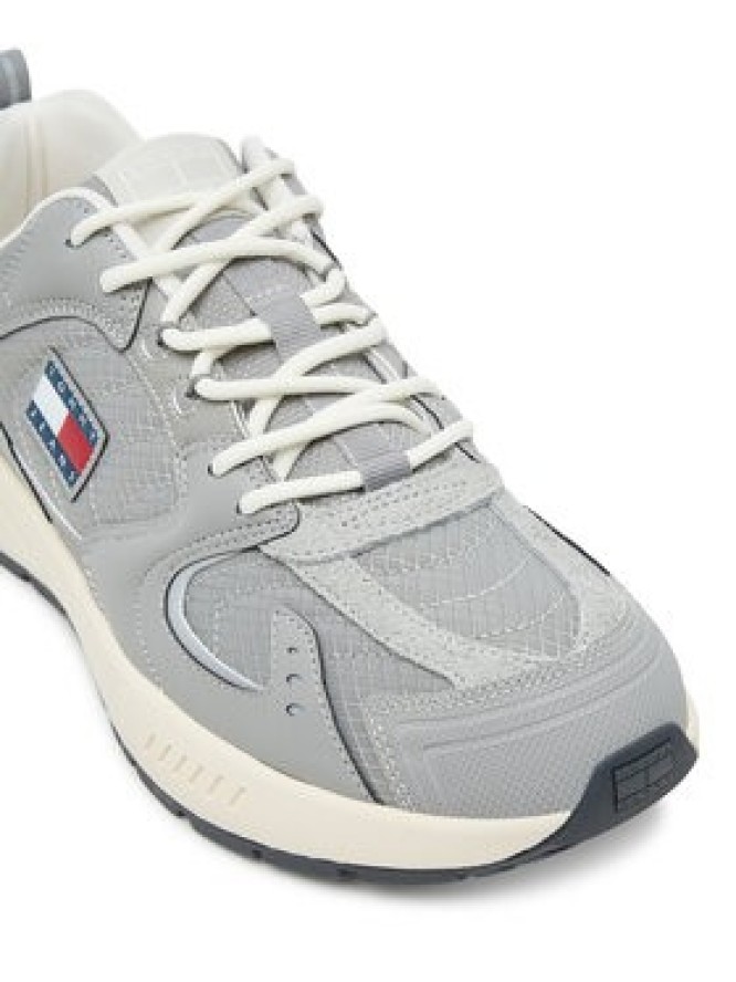 Tommy Jeans Sneakersy Tjm Runner EM0EM01581 Szary