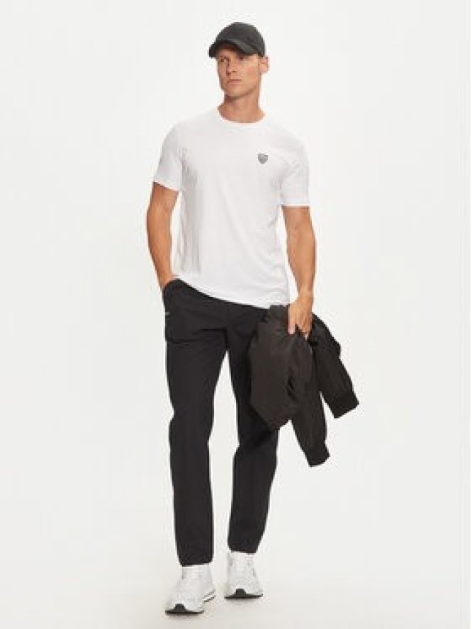 EA7 Emporio Armani T-Shirt 8NPT16 PJRGZ 1100 Biały Regular Fit