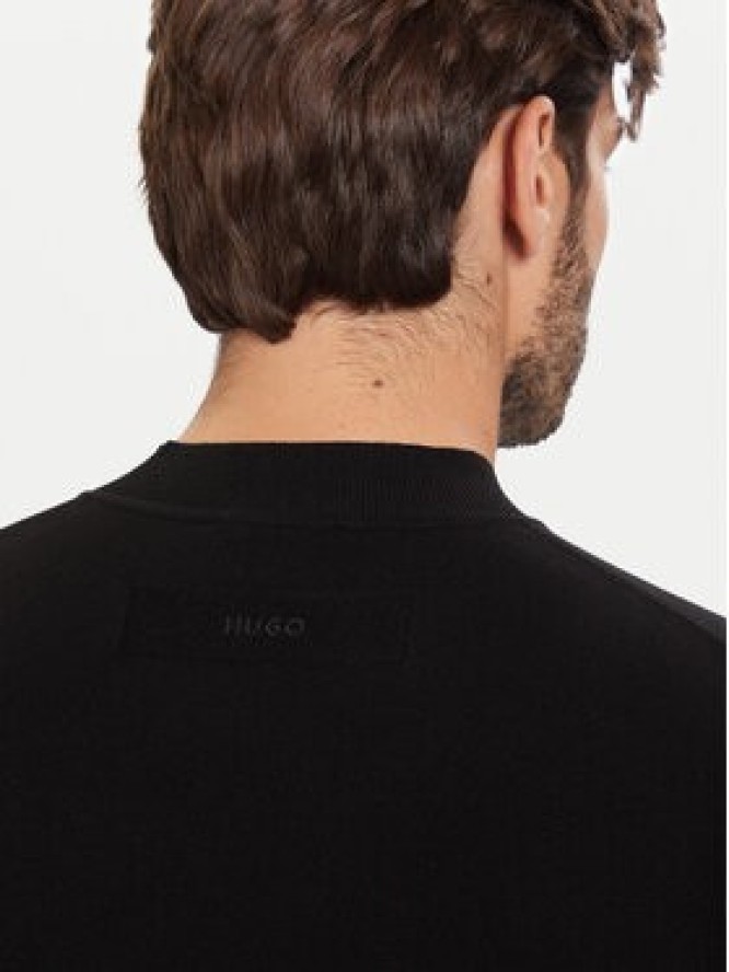 HUGO Sweter San Marc 50546856 Czarny Slim Fit