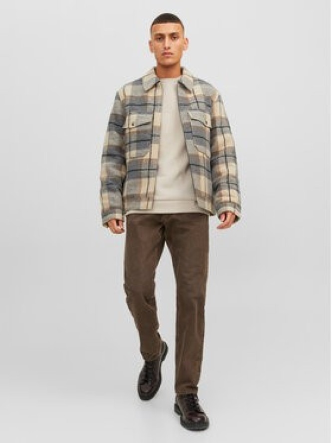 Jack & Jones Bluza Bradley 12249341 Beżowy Relaxed Fit