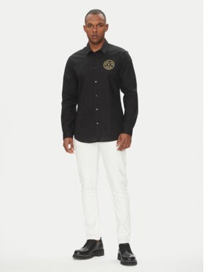 Versace Jeans Couture Koszula 78GALYS1 Czarny Slim Fit