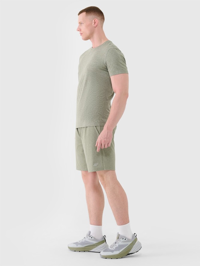 4F Spodenki treningowe szybkoschnące męskie - khaki L