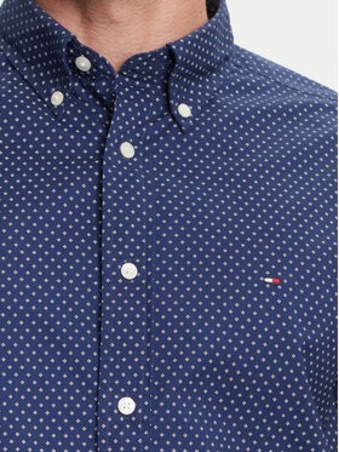 Tommy Hilfiger Koszula MW0MW39437 Granatowy Regular Fit