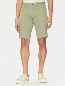 Blend Szorty jeansowe 20718128 Zielony Regular Fit