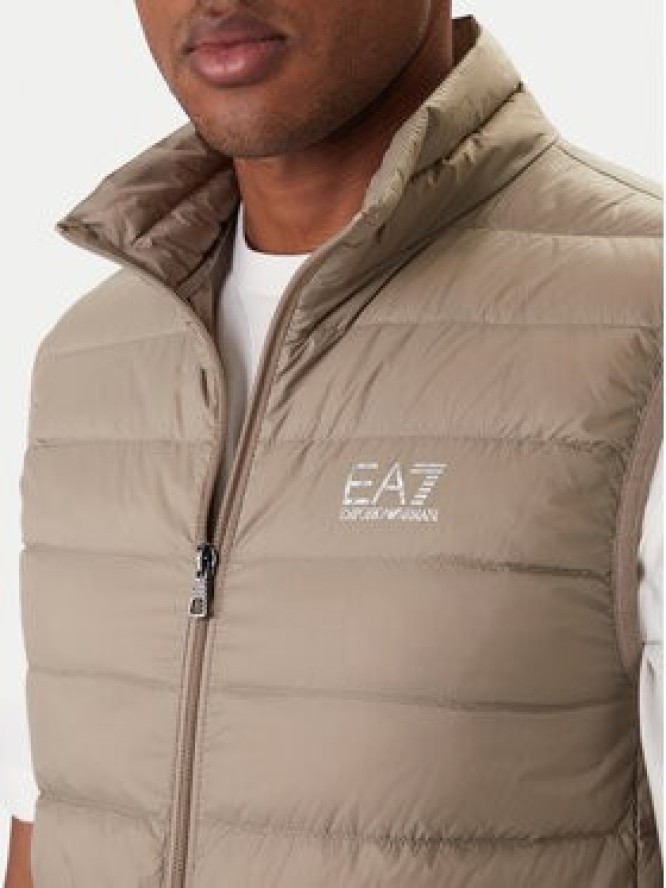 EA7 Emporio Armani Kamizelka 8NPQ06 PNGPZ U6167 Beżowy Regular Fit