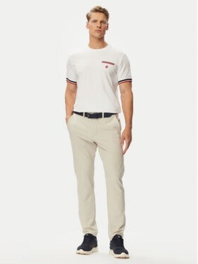 Beverly Hills Polo Club T-Shirt P-SS26M-TS0112 Biały Regular Fit