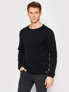 Jack & Jones Sweter Hill 12157321 Czarny Regular Fit