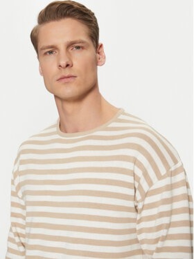 Jack & Jones Sweter Calvin 12269031 Beżowy Relaxed Fit