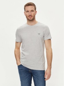 Guess T-Shirt Caleb U97M00 KCD31 Szary Slim Fit