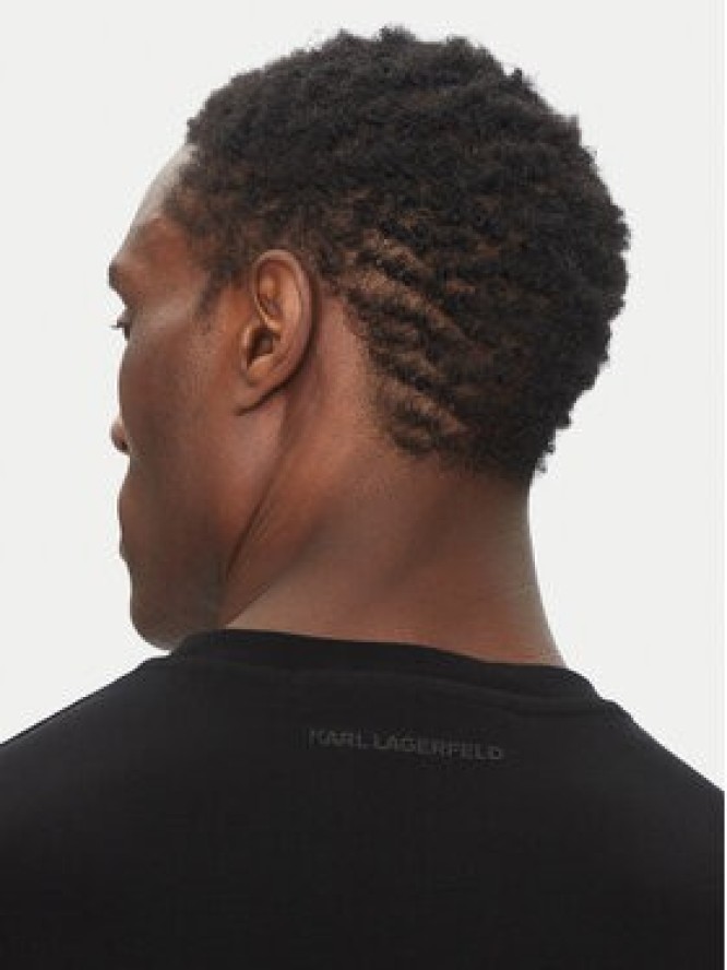 KARL LAGERFELD T-Shirt 755054 552221 Czarny Regular Fit