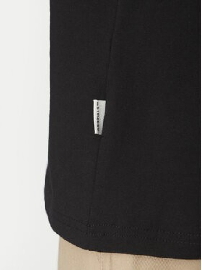 Jack & Jones T-Shirt Manchester 12275656 Czarny Cropped Fit