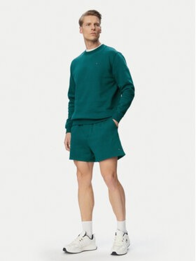 Tommy Jeans Szorty sportowe DM0DM21931 Zielony ciemny Regular Fit