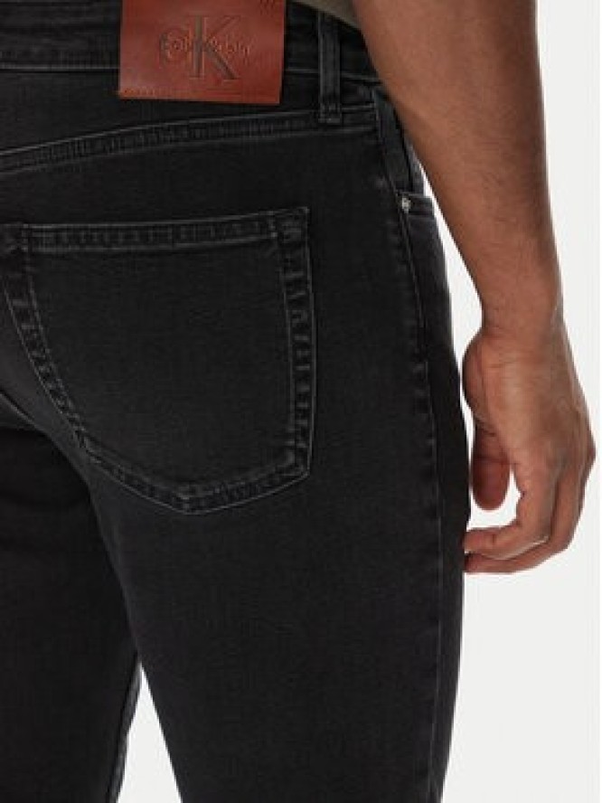 Calvin Klein Jeans Jeansy LV04RB722G Czarny Skinny Fit