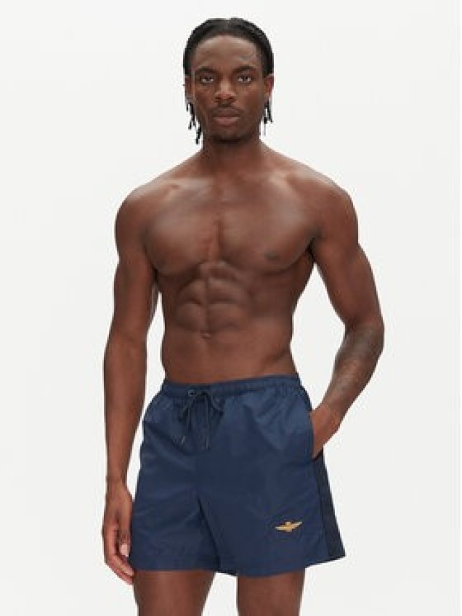 Aeronautica Militare Szorty kąpielowe 251BW225CT3539 Granatowy Regular Fit