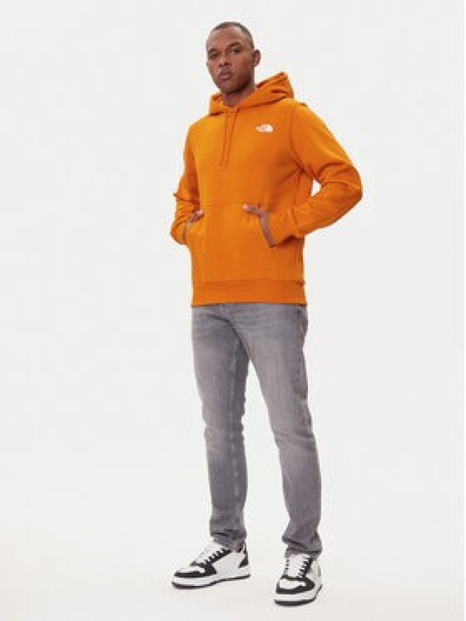The North Face Bluza Simple Dome NF0A89FC Pomarańczowy Regular Fit