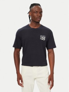 Jack & Jones T-Shirt Blajake 12294944 Granatowy Relaxed Fit