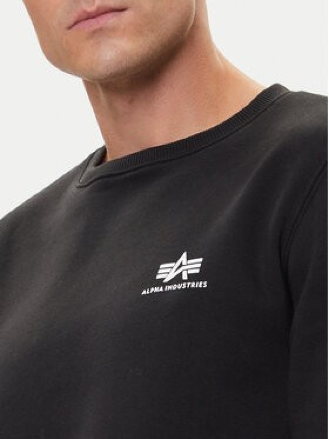 Alpha Industries Bluza Basic 188307 Czarny Regular Fit