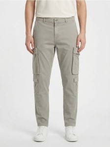 Spodnie cargo - szary
