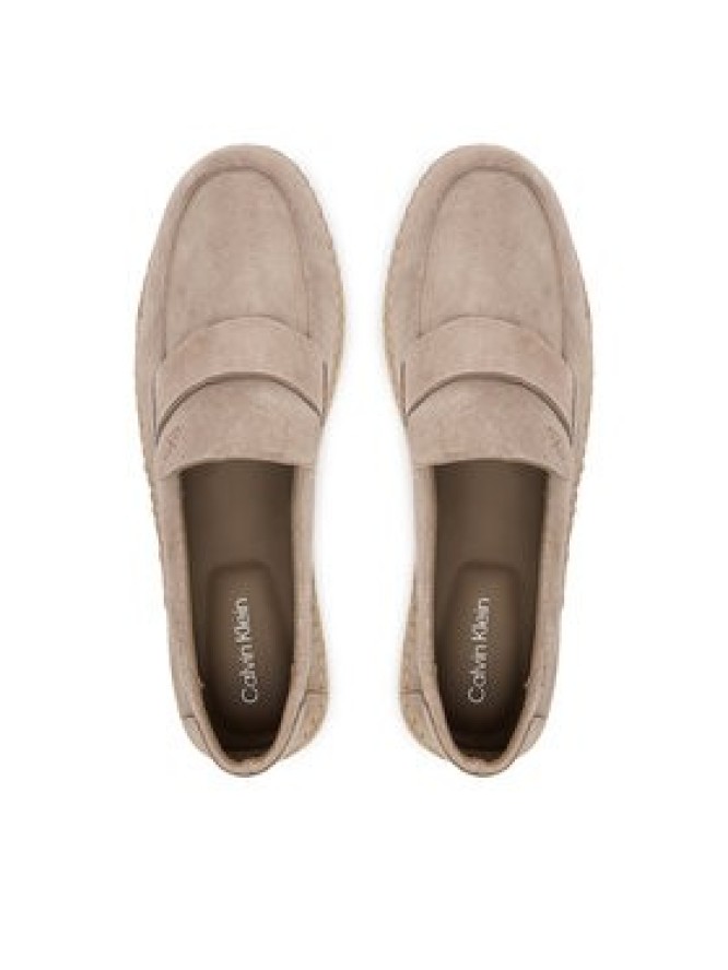 Calvin Klein Espadryle Espadrille Loafer Band Su HM0HM02072 Szary