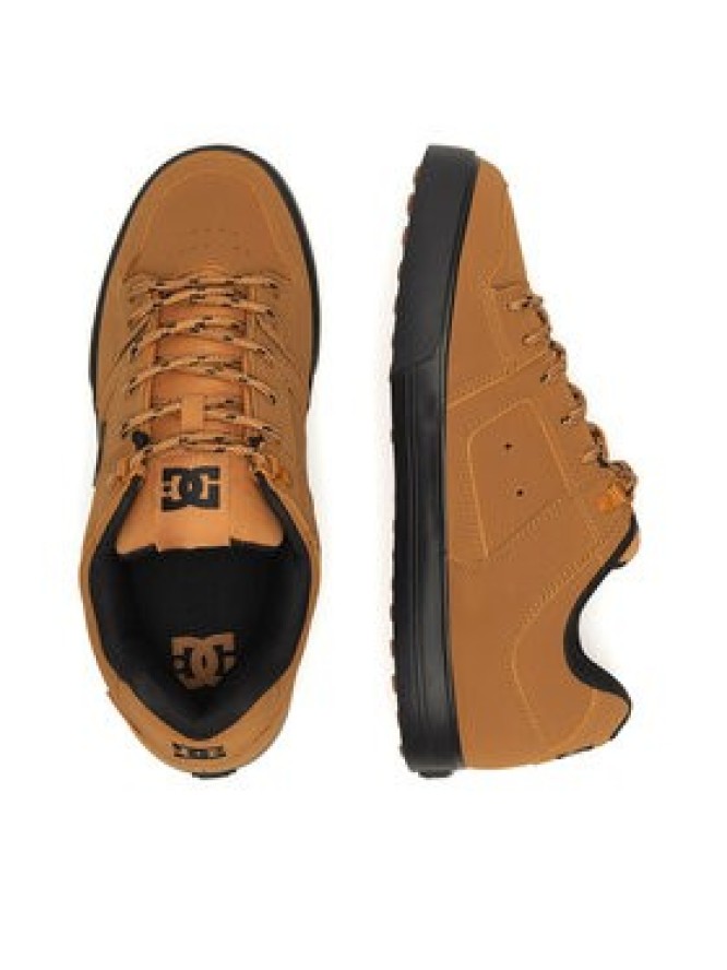 DC Shoes Sneakersy PURE WNT ADYS300151-WE9 Brązowy